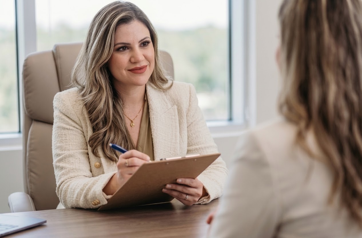 Counseling setting with Nathalia Freitas